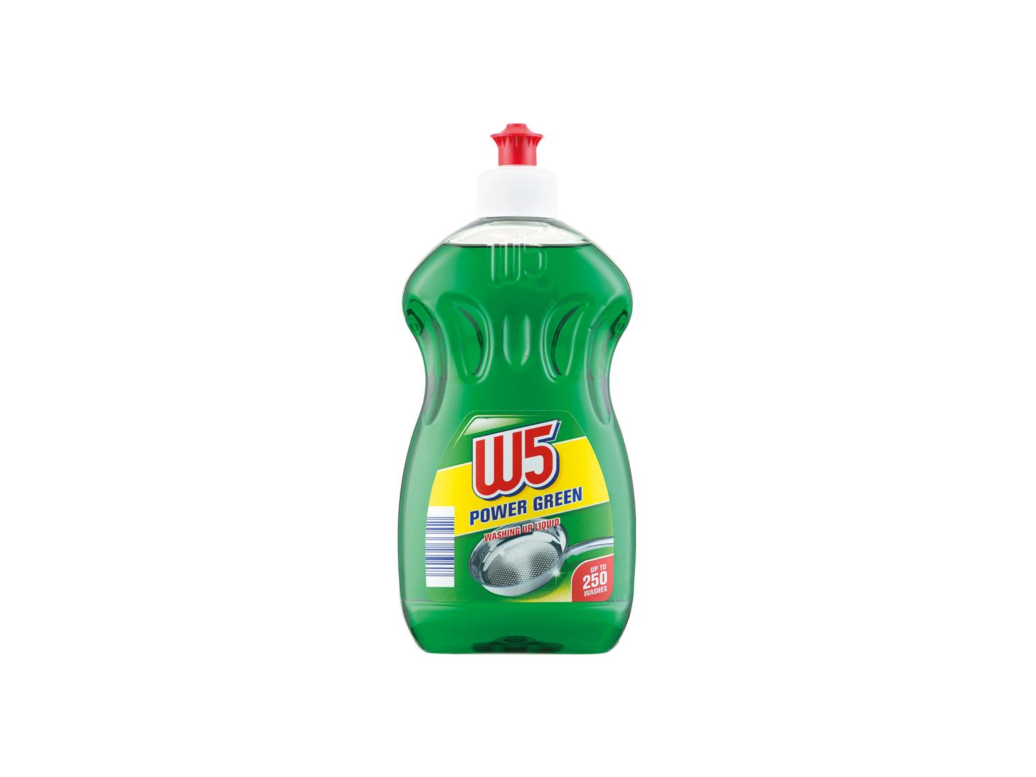W5 POWER GREEN LIQUIDE VAISSELLE 500ML Art. 0700 Shop Express